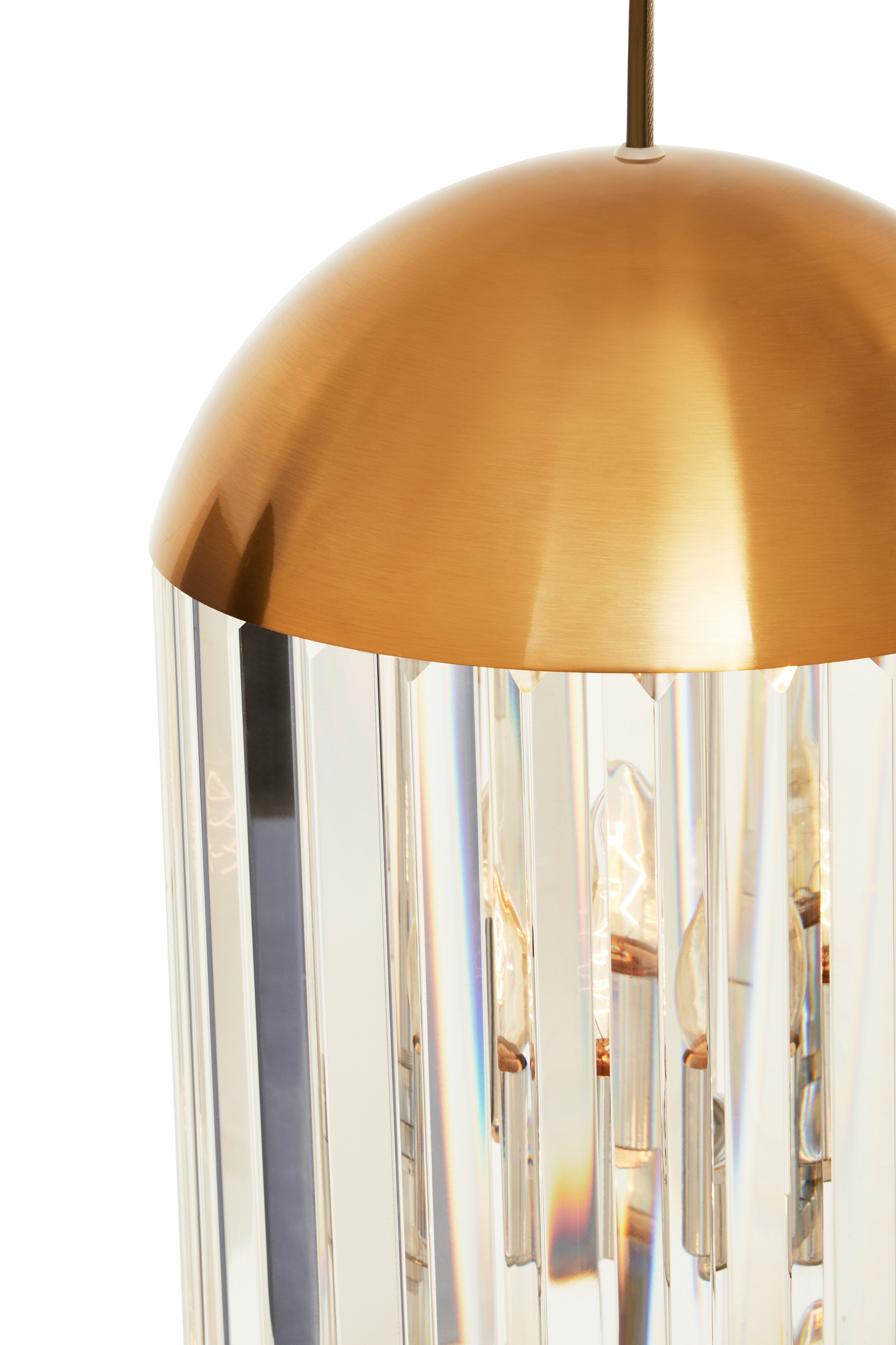 Candace Townhouse Bronze Finish 6 Bulb Pendant Light